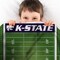 Sleep Squad Kansas State Wildcats Football Field 60” x 80” Throw College Blanket
